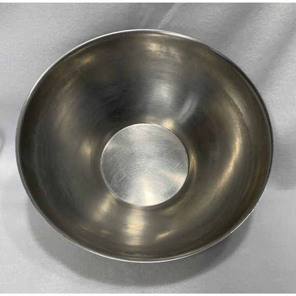Vtg Mid Century Rogers Insilco Fashion Stainless Salad Serving Bowl 11" Large - Picture 3 of 14